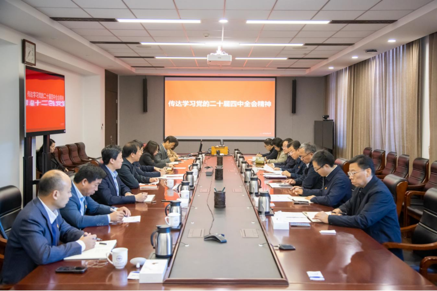 学校召开党委常委会，专题传达学习党的二十届四中全会精神